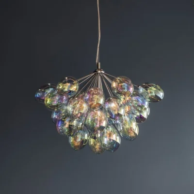 Dunelm Return - Vogue Moline 6 Light Chandelier, Chrome