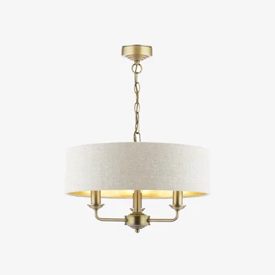 Furniture Village Laura Ashley - Sorrento 3 Arm Chandelier - Home Accessories