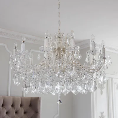 French Bedroom Chambery 12-Arm French Chandelier
