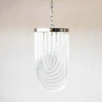 Graham & Green Medium Curved Glass Chandelier