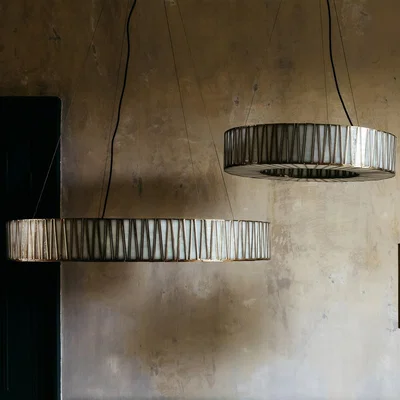 Graham & Green Corrine Frosted Glass Large Chandelier