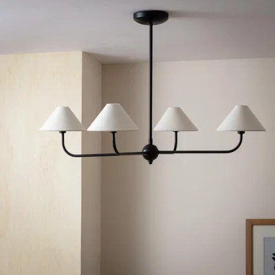 Habitat Habitat Metal Spider Leg Chandelier - Matte Black