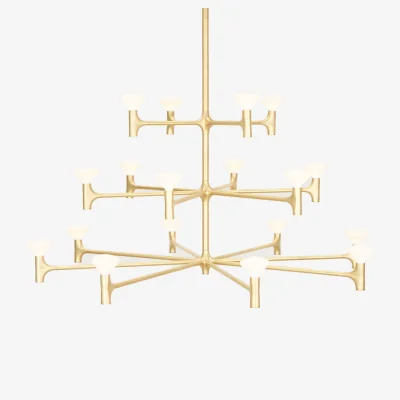 Heal's Heal's Root 3 Tier Chandelier