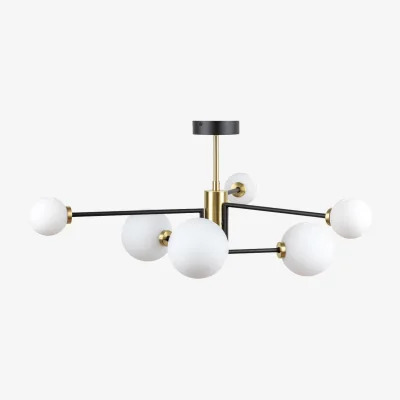 Heal's Heal's Balance Multi Arm Chandelier Flush Black