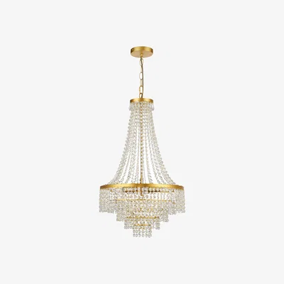 John Lewis John Lewis Heera Large Chandelier, Vintage Gold