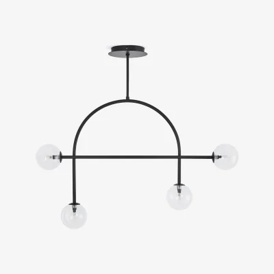 La Redoute Macha Metal & Glass Chandelier