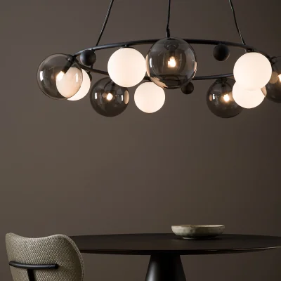 La Redoute Bullesco Glass & Metal Chandelier