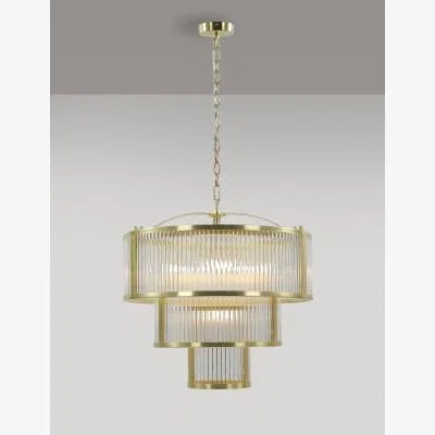 Marks & Spencer M&S  Monroe Tiered Chandelier - Gold, Gold