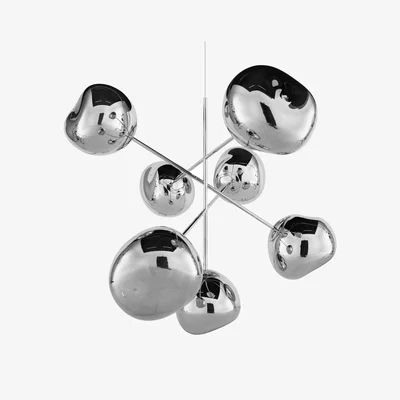 Made in Design Pendant Melt Chandelier plastic material / Large - LED / Ø 196 x H 164 cm - Tom Dixon
