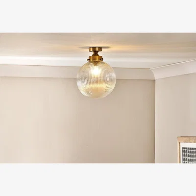 Nkuku Nkuku Konnie Bathroom Ceiling Lamp Globe | Lights | Clear