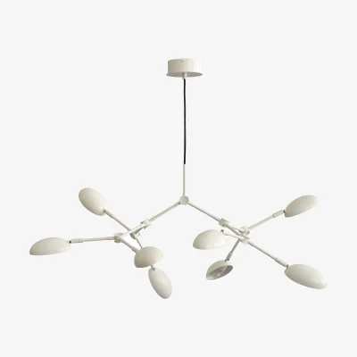 Nordic Nest 101 Copenhagen Drop Chandelier chandelier mini White