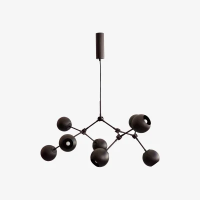 Nordic Nest 101 Copenhagen Drop Chandelier Globe mini chandelier Burned black
