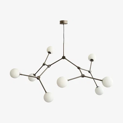 Nordic Nest 101 Copenhagen Drop Chandelier Bulp chandelier grande Gray