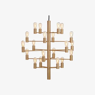 Nordic Nest Herstal Manola 20 candelier Satin brass
