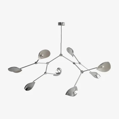 Nordic Nest 101 Copenhagen Stingray chandelier grande Chrome
