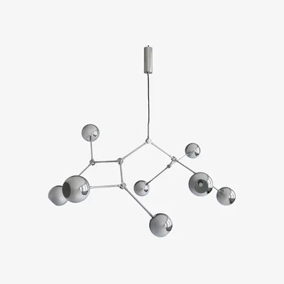 Nordic Nest 101 Copenhagen Drop Chandelier Globe chandelier Chrome