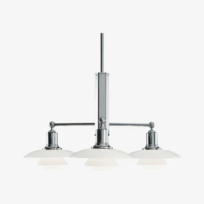 Nordic Nest PH 2/1 chandelier Chromed high gloss