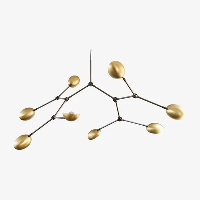 Nordic Nest 101 Copenhagen Drop Chandelier chandelier Brass