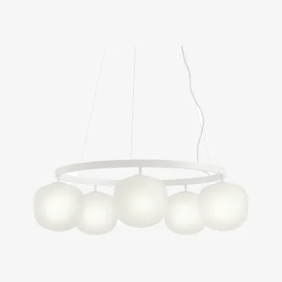 Nordic Nest Muuto Rime chandelier White