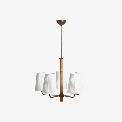 OKA OKA, Verena Chandelier - Antique Brass, Pendant Lights, Brass