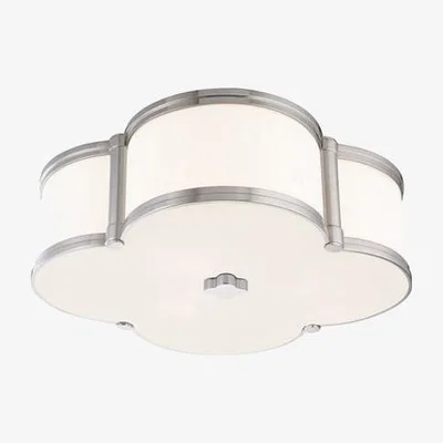 Olivia's Hudson Valley Lighting Chandler Steel 3 Light Flush Mount