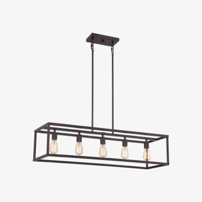 Olivia's Elstead New Harbor 5 Light Chandelier Western Bronze