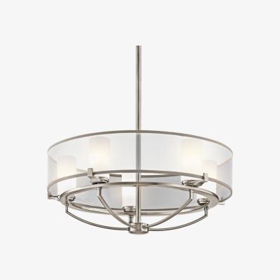 Olivia's Elstead Saldana 5 Light Chandelier Classic Pewter