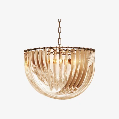 Olivia's Eichholtz Murano Chandelier Champagne