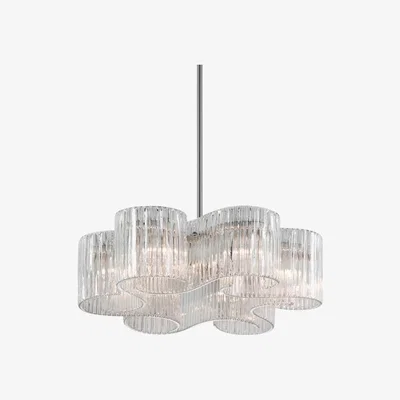 Olivia's Hudson Valley Lighting Circo Crafted Iron And Stainless 6lt Chandelier