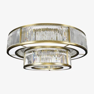 Olivia's RV Astley Garnet Chandelier Antique Brass