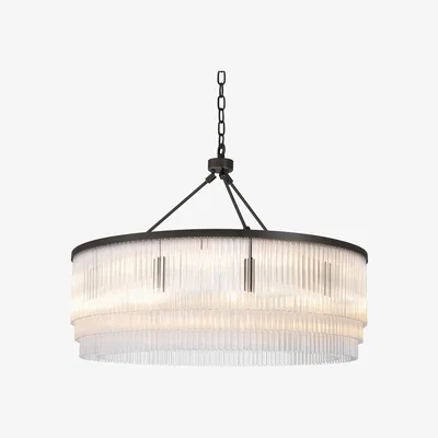 Olivia's Eichholtz Hector Chandelier in Bronze Highlight Finish