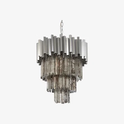 Olivia's Olivia's Penny Nickel, Anique Mirror Chandelier Large