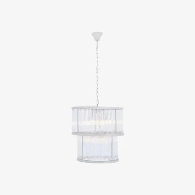 Olivia's Olivia's Salsa 2 Tier Chandelier Nickel Finish