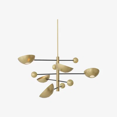Olivia's Eichholtz Salinas Chandelier in Antique Brass