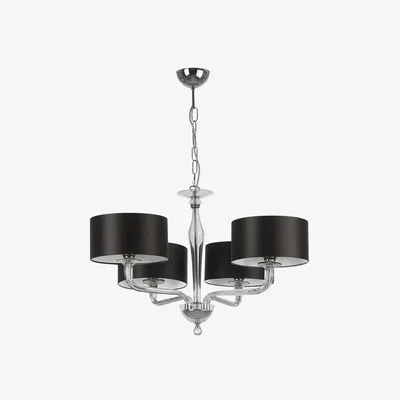 Olivia's Heathfield & Co Czarina 4 Arm Clear Chandelier