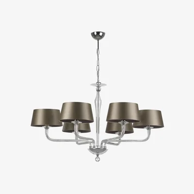Olivia's Heathfield & Co Czarina 6 Arm Clear Chandelier