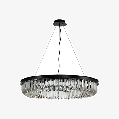 Olivia's Libra Cowdray Glass Droplet Circular Pendant Chandelier