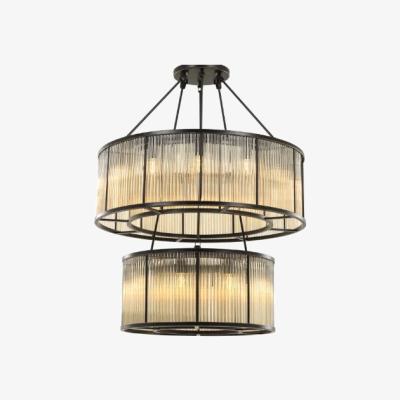 Olivia's Eichholtz Bernardi Chandelier in Bronze