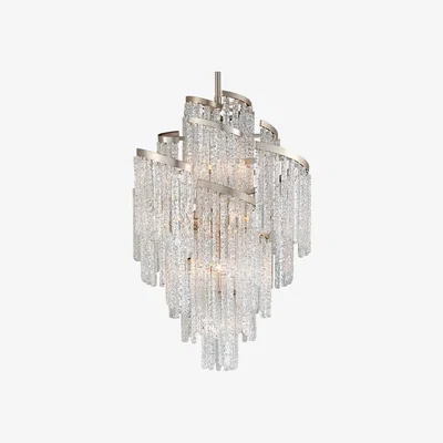 Olivia's Hudson Valley Lighting Mont Blanc Hand-Crafted Iron 13lt Chandelier