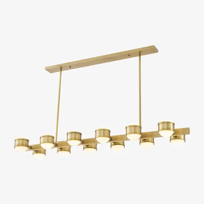 Olivia's Eichholtz Aldo Chandelier in Antique Brass Finish