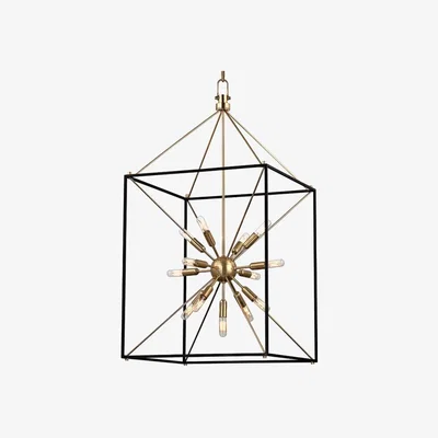 Olivia's Hudson Valley Lighting Glendale Brass 13 Light Chandelier