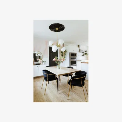 Olivia's Hudson Valley Lighting Estee Steel 6 Light Chandelier