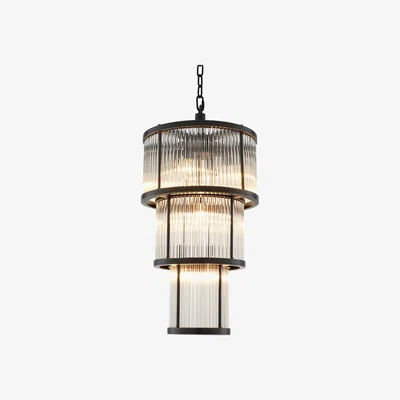 Olivia's Eichholtz Avery Chandelier Bronze Highlight finish