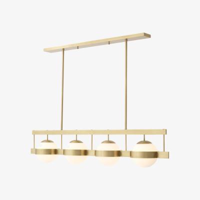 Olivia's Eichholtz Biba Chandelier in Antique Brass Finish
