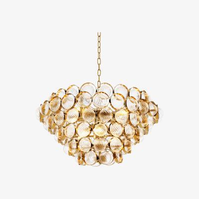 Olivia's Eichholtz Opera Chandelier Gold Finish