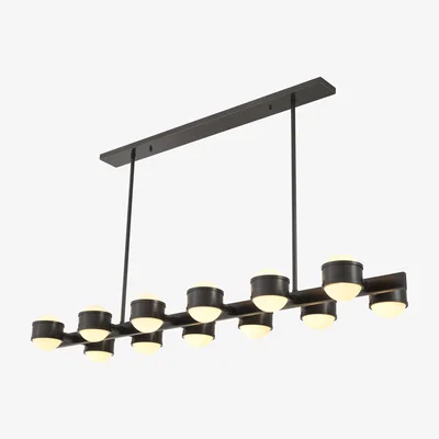 Olivia's Eichholtz Aldo Chandelier in Bronze Highlight Finish