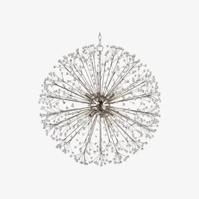 Olivia's Hudson Valley Lighting Dunkirk Steel 10 Light Chandelier (6030-PN-CE)