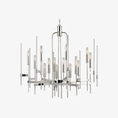 Olivia's Hudson Valley Lighting Bari Brass 16 Light Chandelier