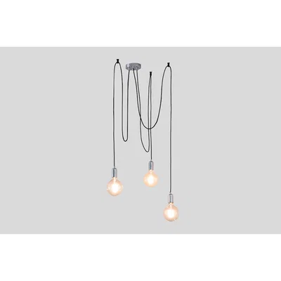 Perch and Parrow Deo 3 Light Mulit-Pendant in Chrome