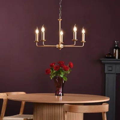 Pagazzi Favian 8-Light Matte Bronze Chandelier